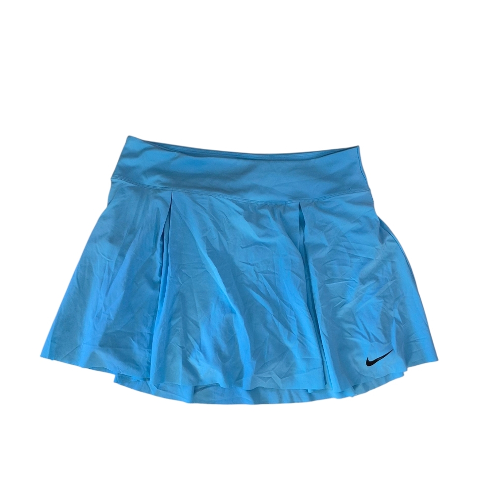 XL Nike NWT Women's 15" Dri-FIT Advantage Golf Skort Tennis Baltic Blue skirt - Picture 2 of 5